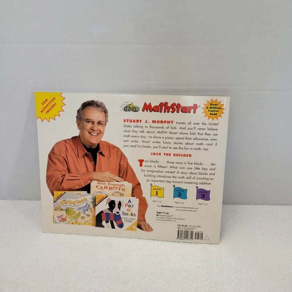 Mathstart Books Stuart J Murphy LOT Level 1 Level 2
